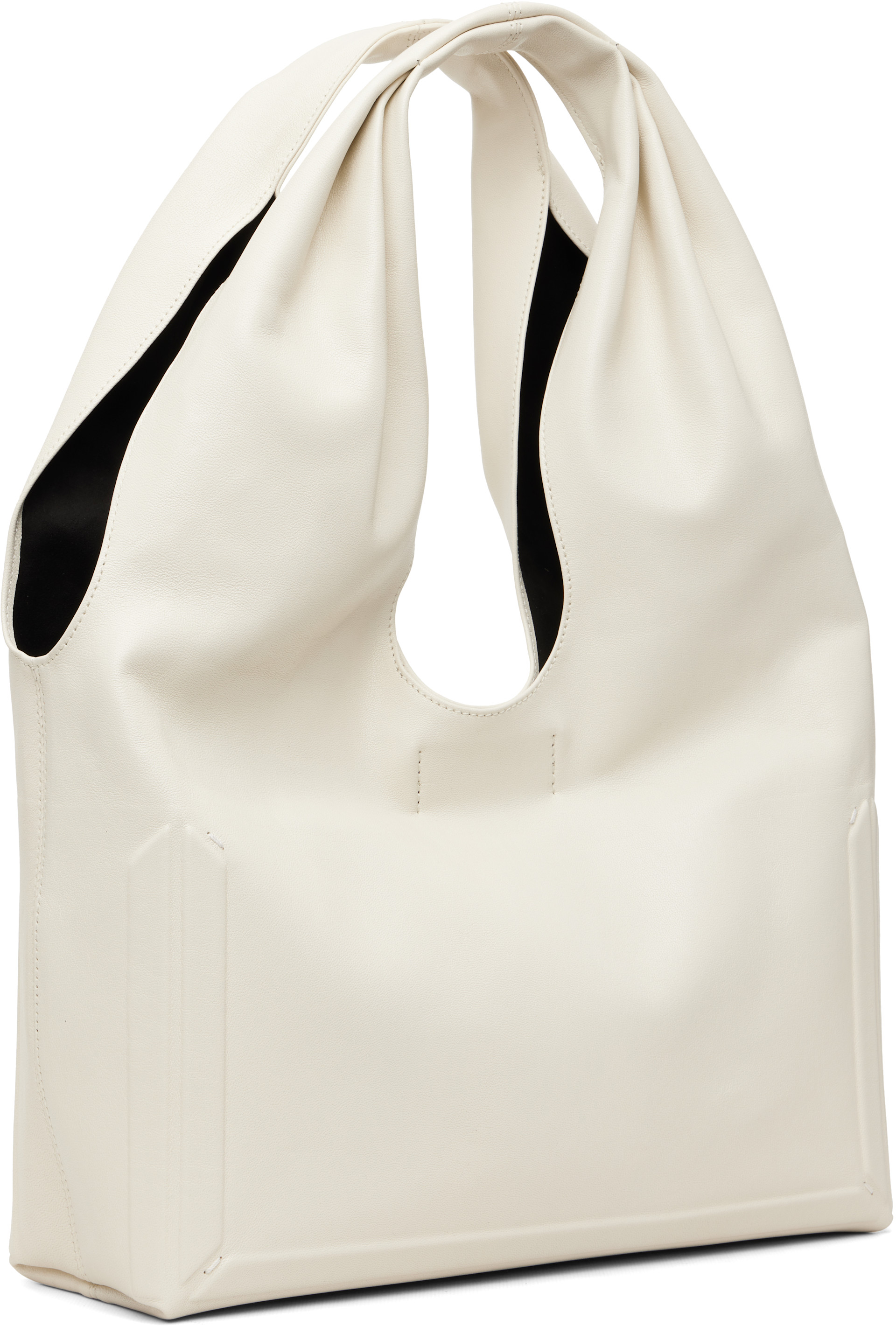 Maison Margiela - Moyen sac structuré blanc cassé