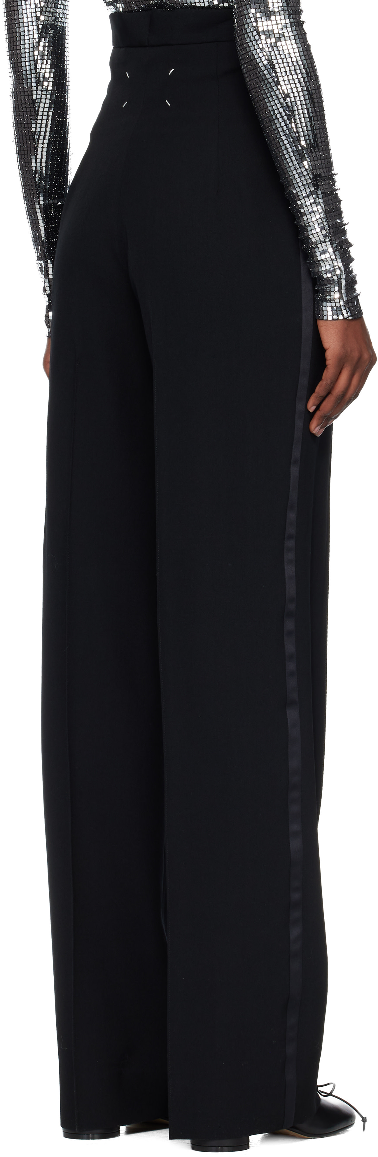 Maison Margiela - Black Virgin Wool Trousers