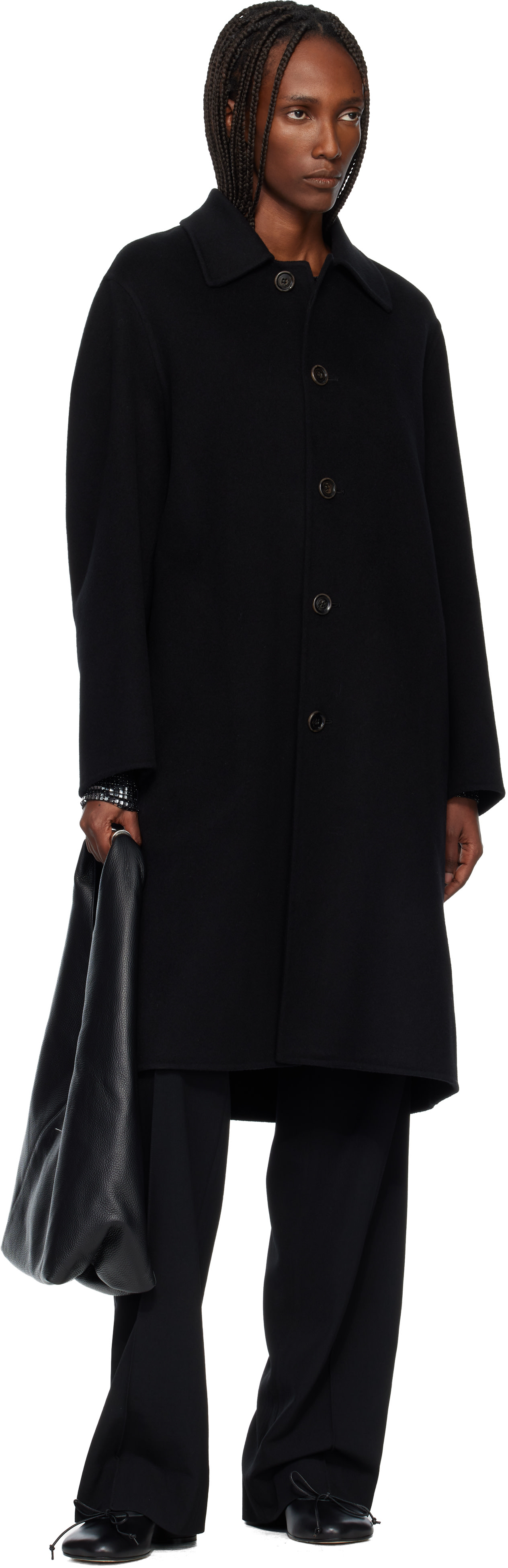 Maison Margiela - Black Virgin Wool Trousers