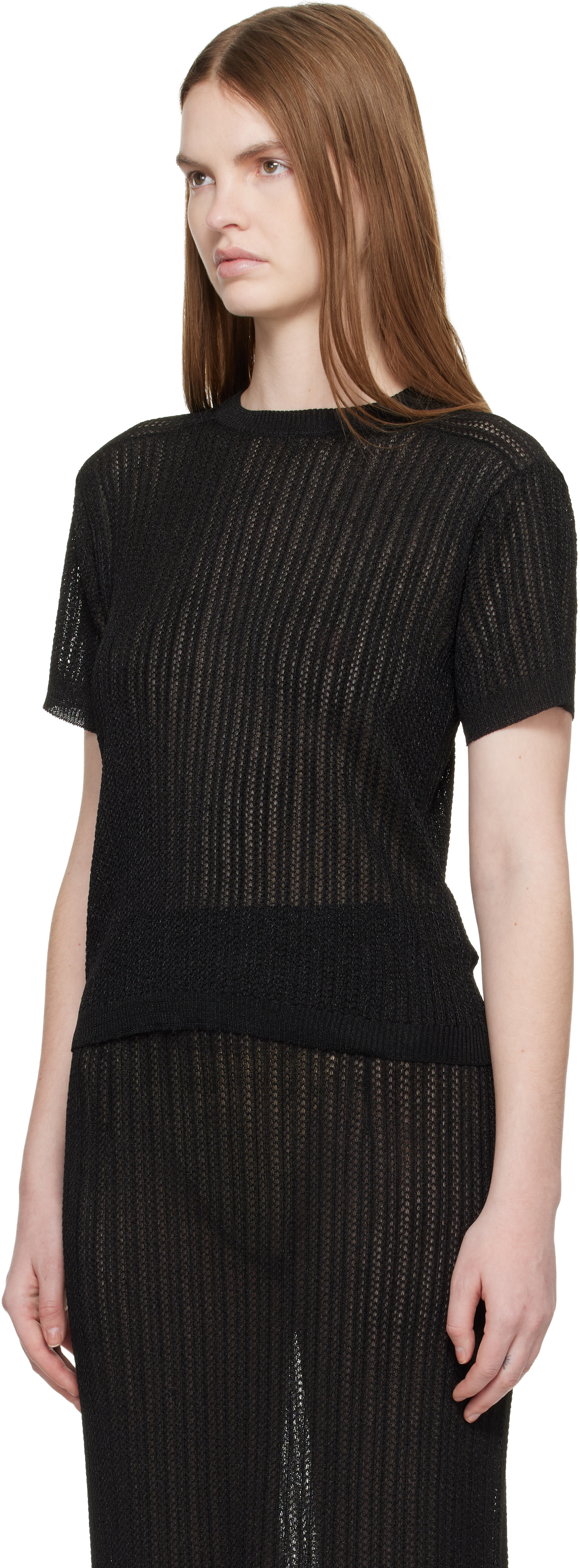 Maison Margiela: Black Knit Sweater | SSENSE