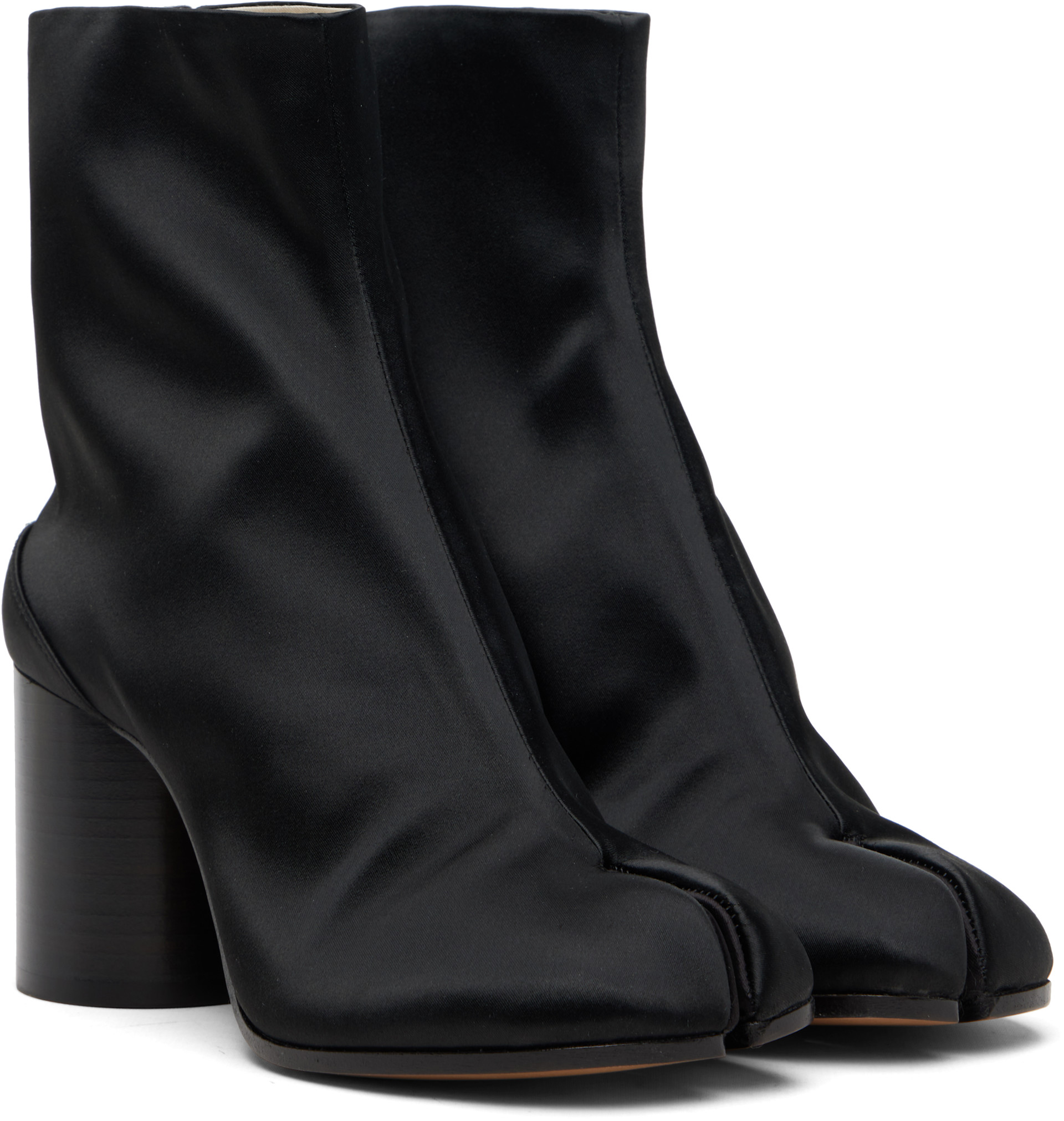 Maison Margiela - Bottines noires à bout Tabi