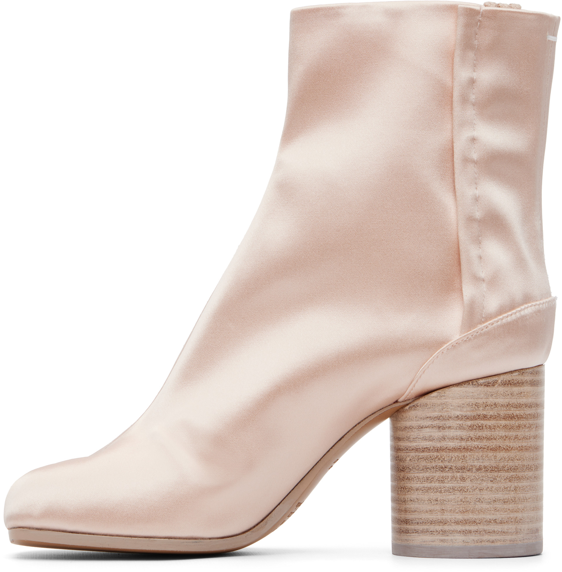 Maison Margiela - Bottines roses à bout Tabi