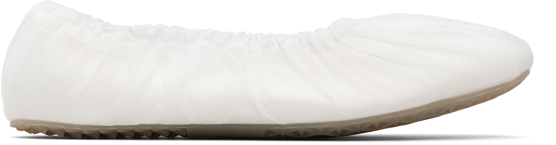 Maison Margiela - Ballerines étagées blanches