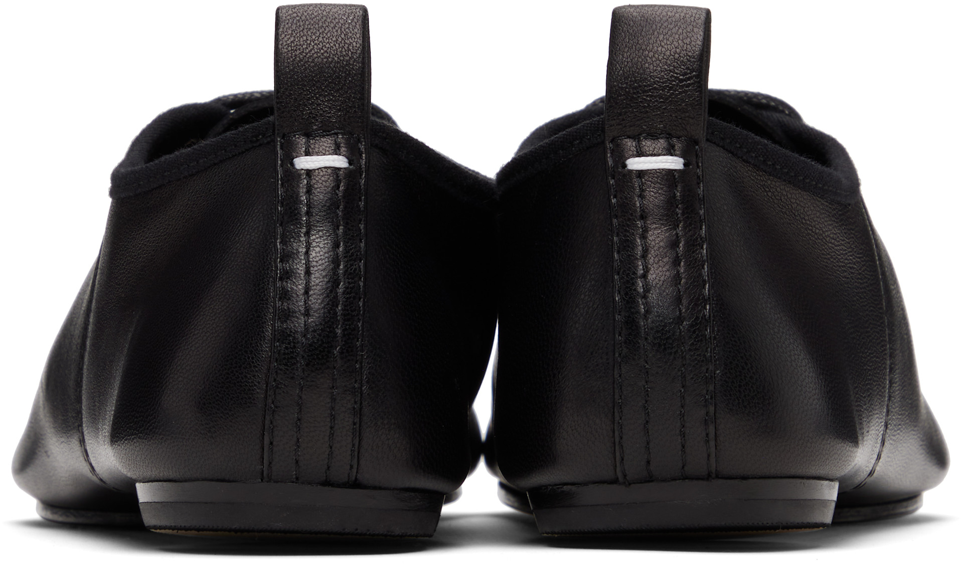 Maison Margiela スクエアダービーシューズ 42 黒 レースアップ Maison Margiela 22 アイビーダービーレースアップシューズ 23SS