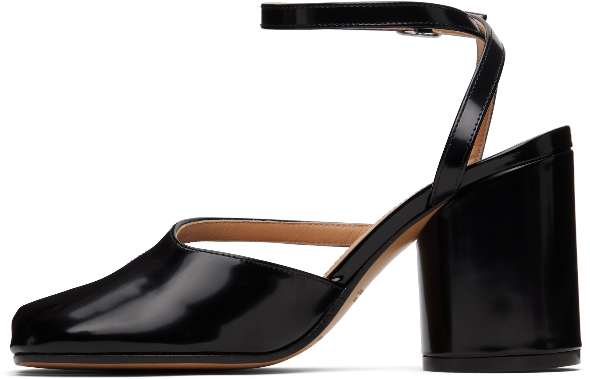 Maison Margiela: Black Tabi Heels | SSENSE