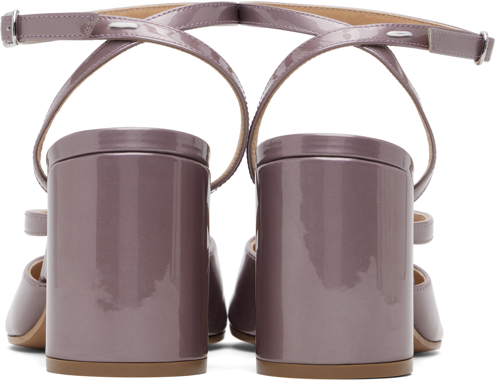 Maison Margiela: Pink Tabi Heels | SSENSE