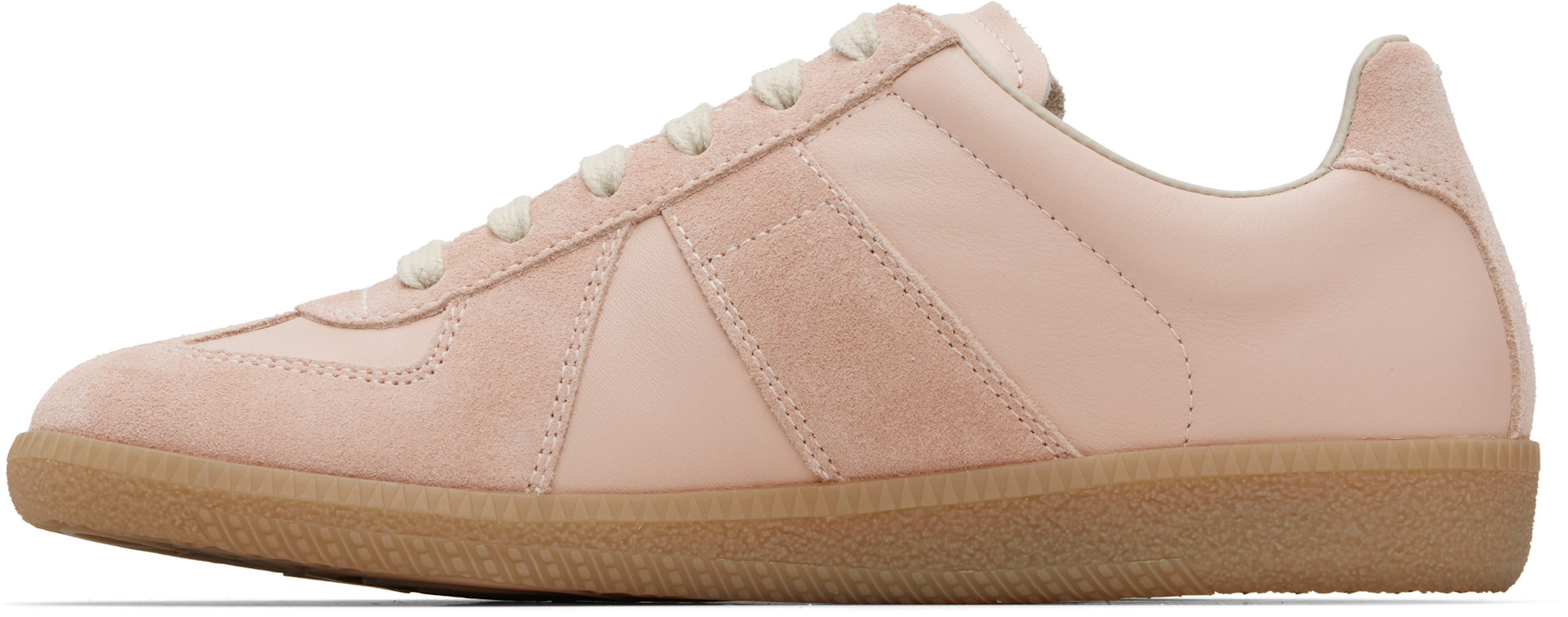 Maison Margiela: Pink Replica Sneakers | SSENSE Canada
