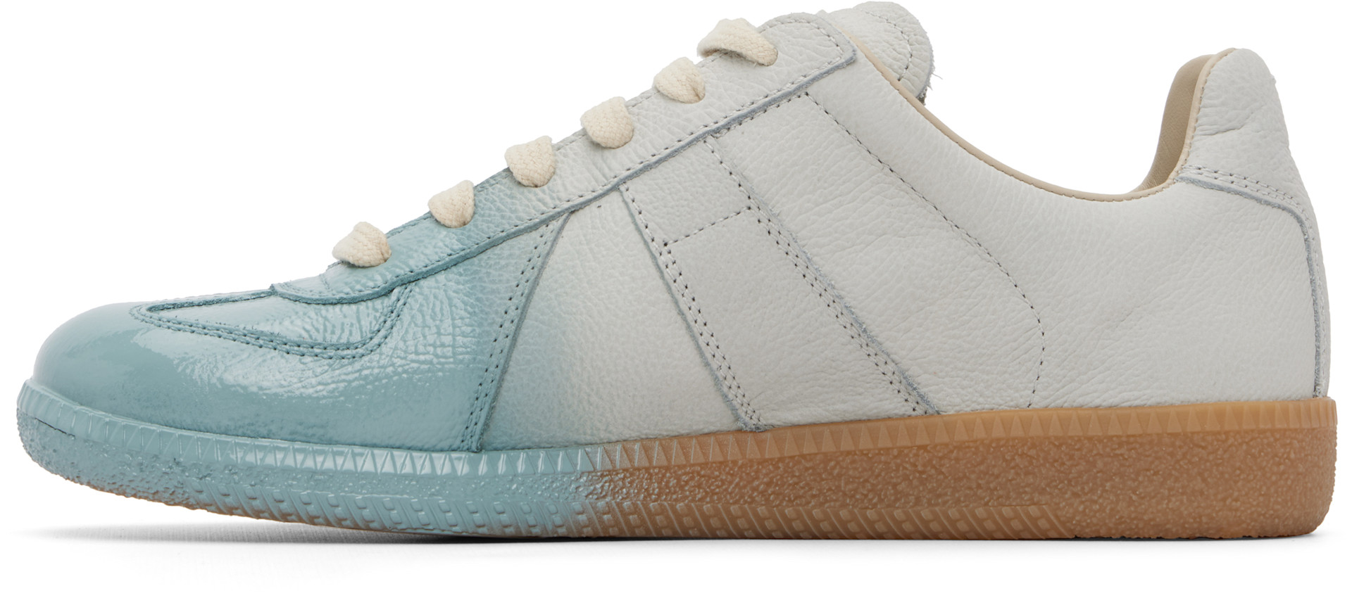 Maison Margiela - Baskets Replica gris et bleu