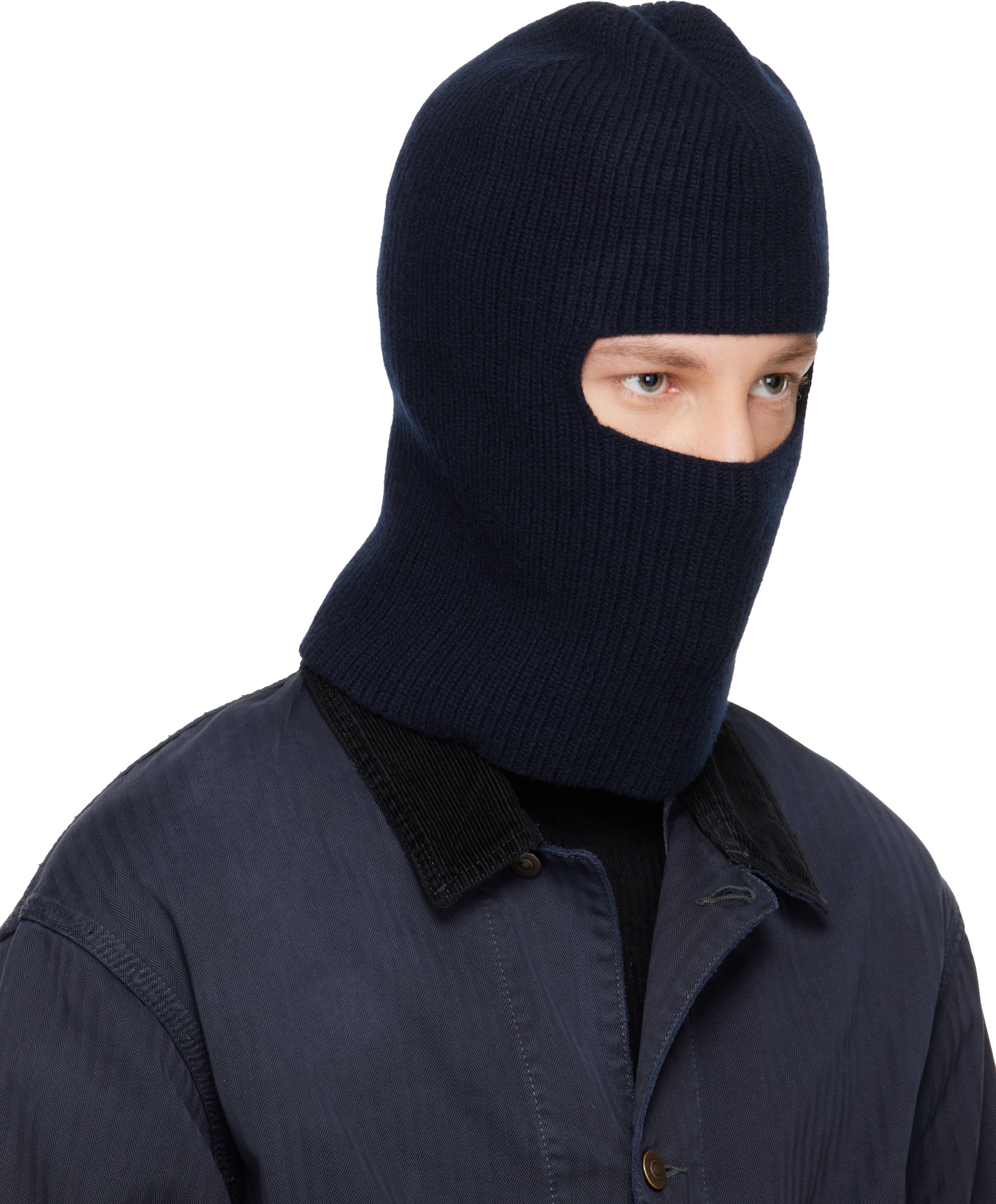 Maison Margiela - Navy Virgin Wool Balaclava