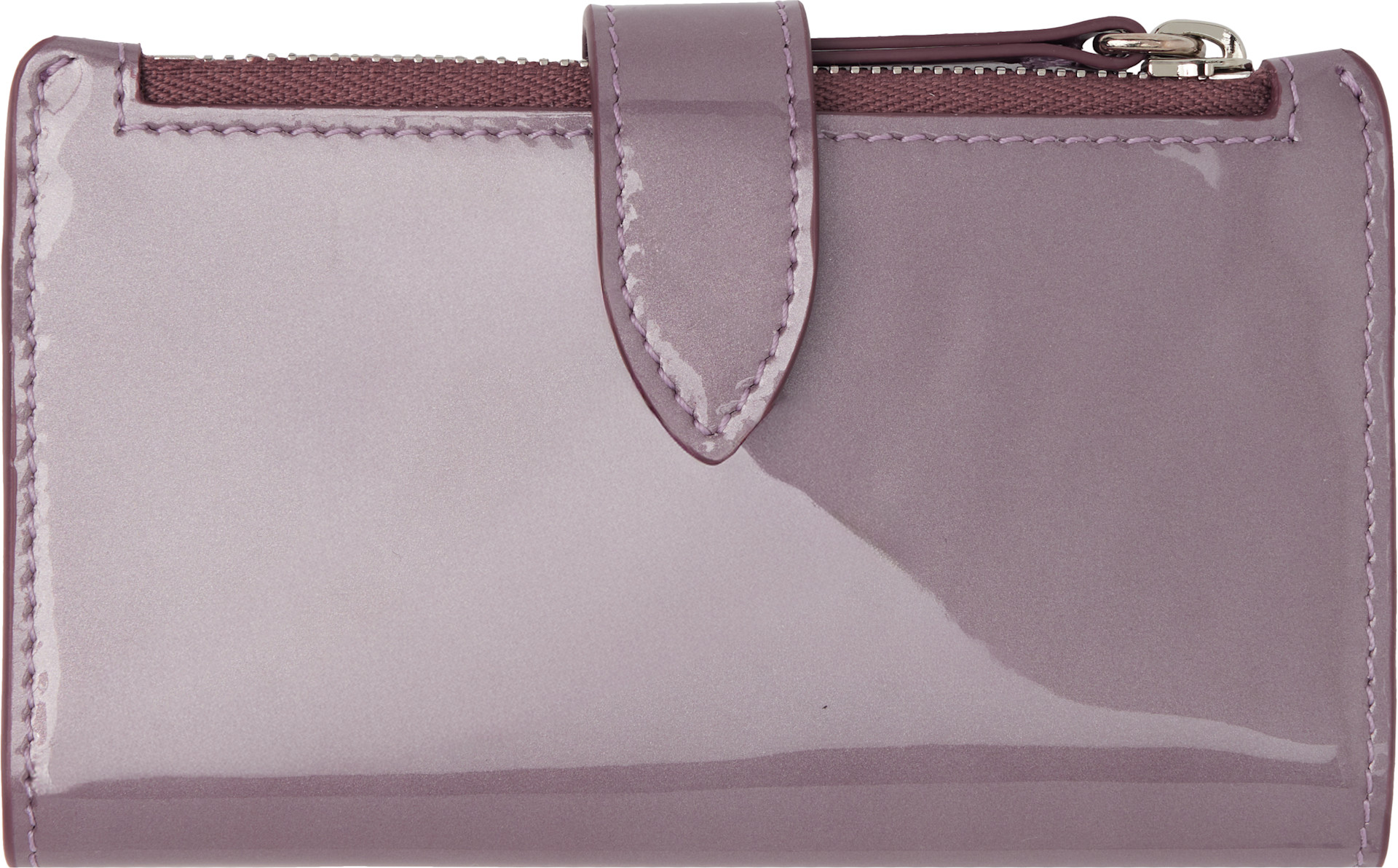 Maison Margiela: パープル Four Stitches ジップカードケース