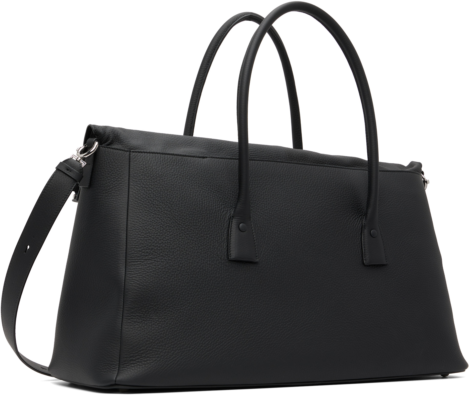 Maison Margiela: Black 5AC Travel Bag | SSENSE