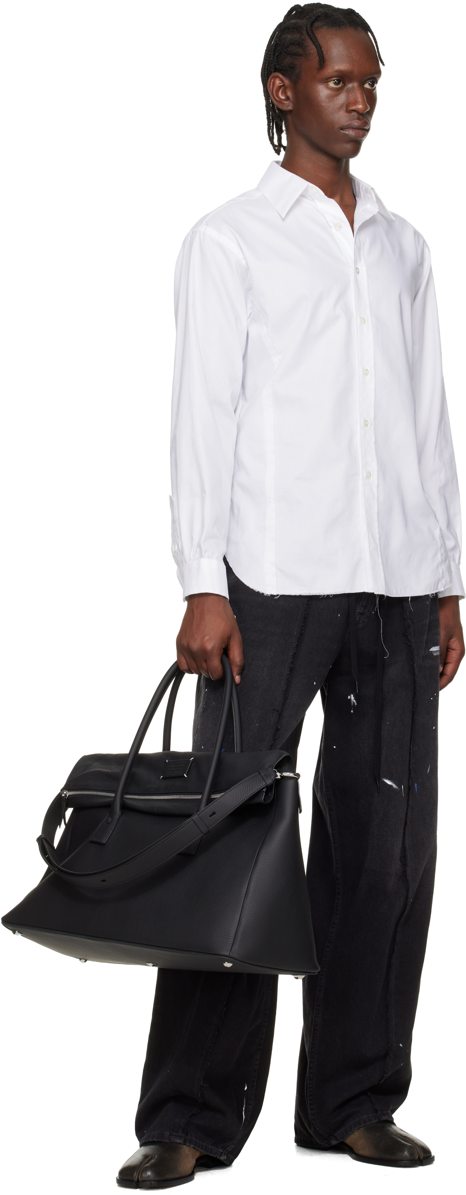 Maison Margiela: Black 5AC Travel Bag | SSENSE Maison Margiela: Black 5AC Travel Bag | SSENSE