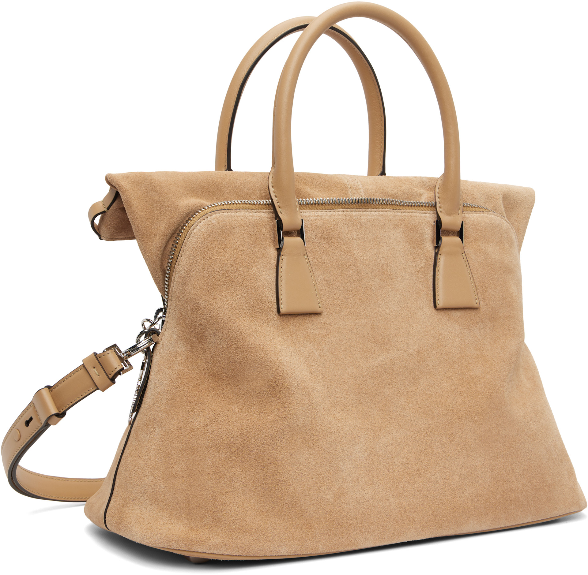 Maison Margiela: Tan 5AC Soft Medium Bag | SSENSE