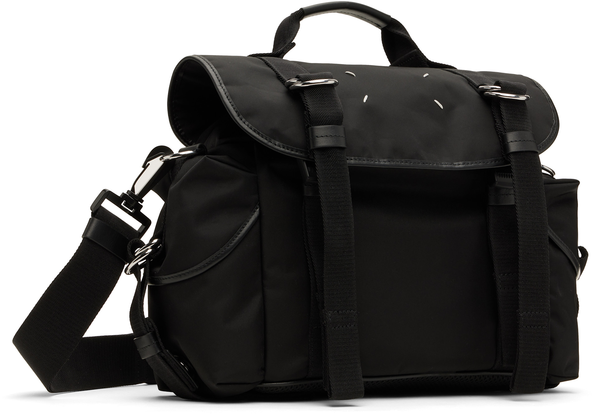 Maison Margiela メッセンジャーバッグ ブラック Maison Margiela: ブラック スモール High Tech メッセンジャーバッグ