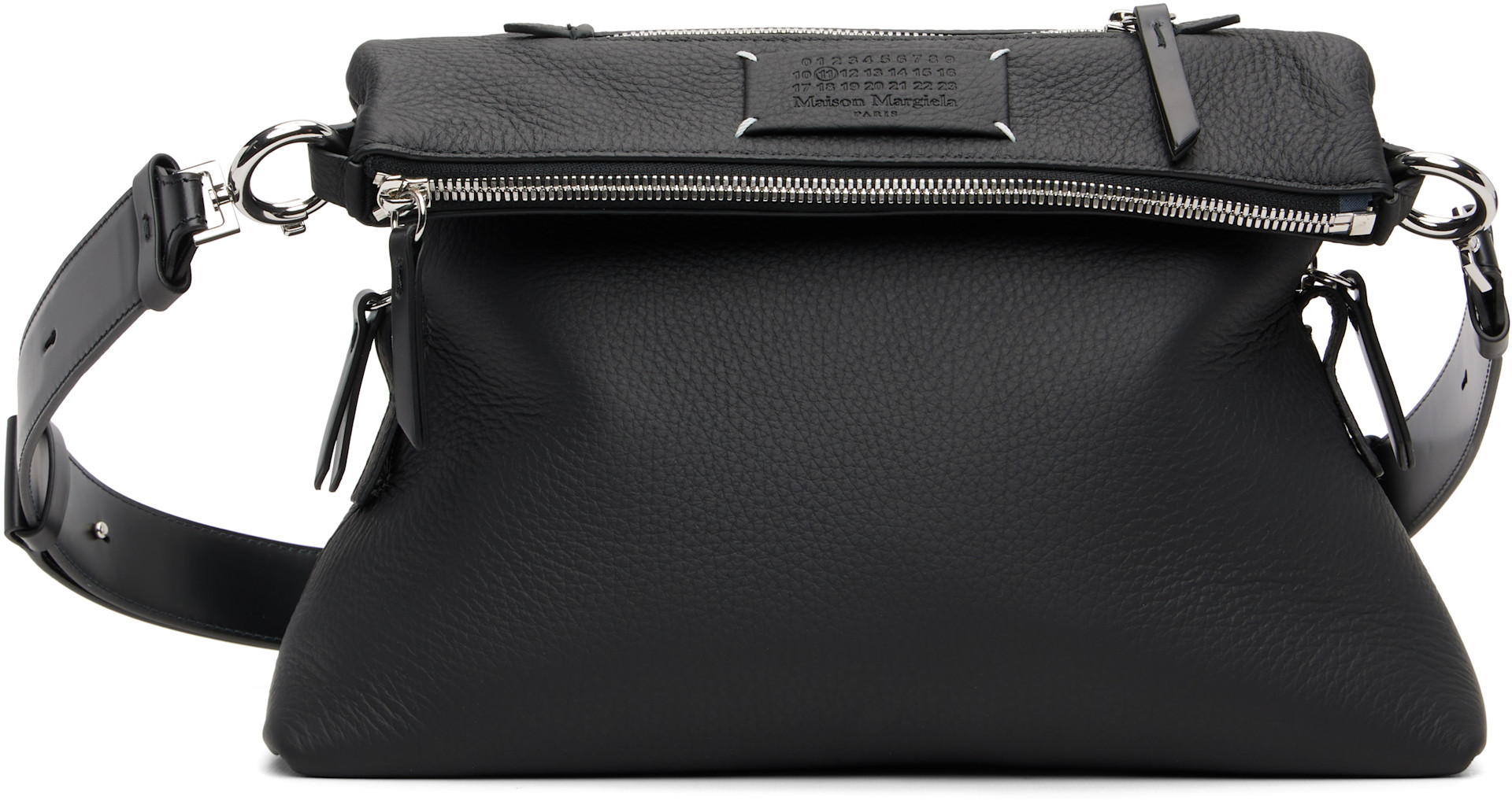 Maison Margiela: Black 5AC Multifunction Small Bag | SSENSE 