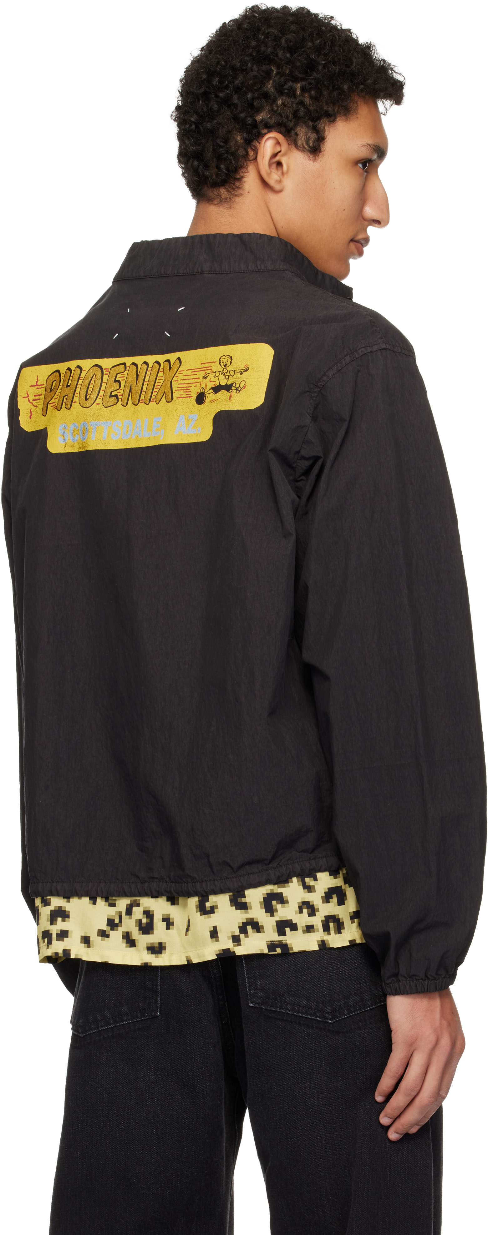 Maison Margiela: Black Vintage-Style Sportswear Jacket | SSENSE