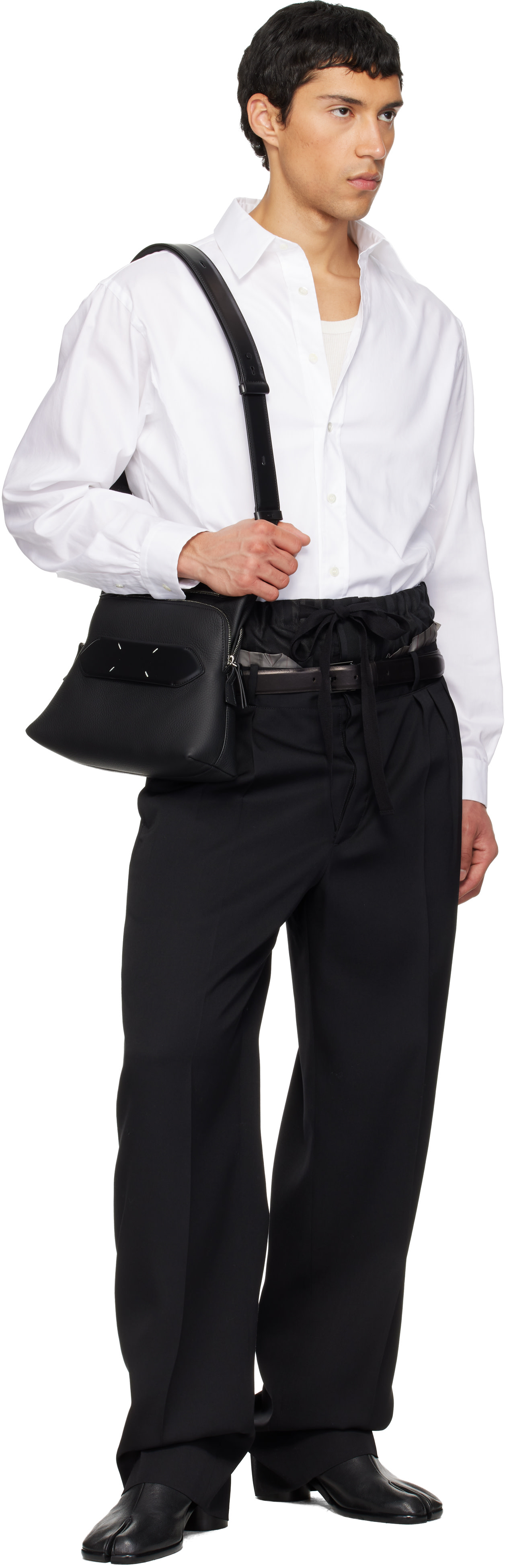 Maison Margiela - Black 'Anonymity of the lining' Trousers