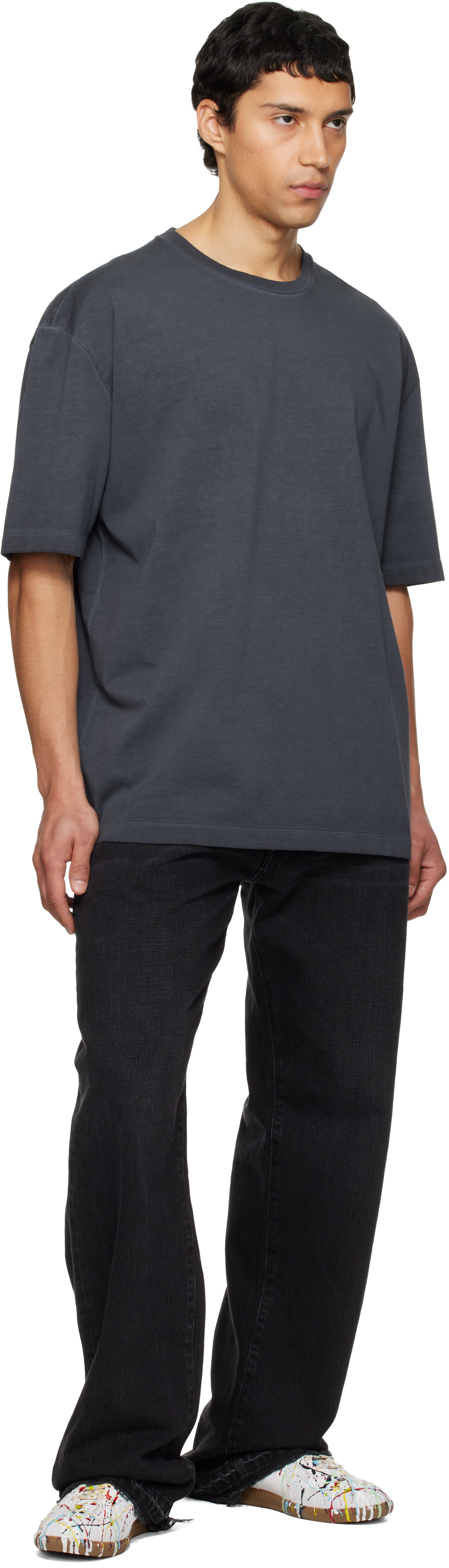 Maison Margiela: グレー フェード Tシャツ | SSENSE 日本