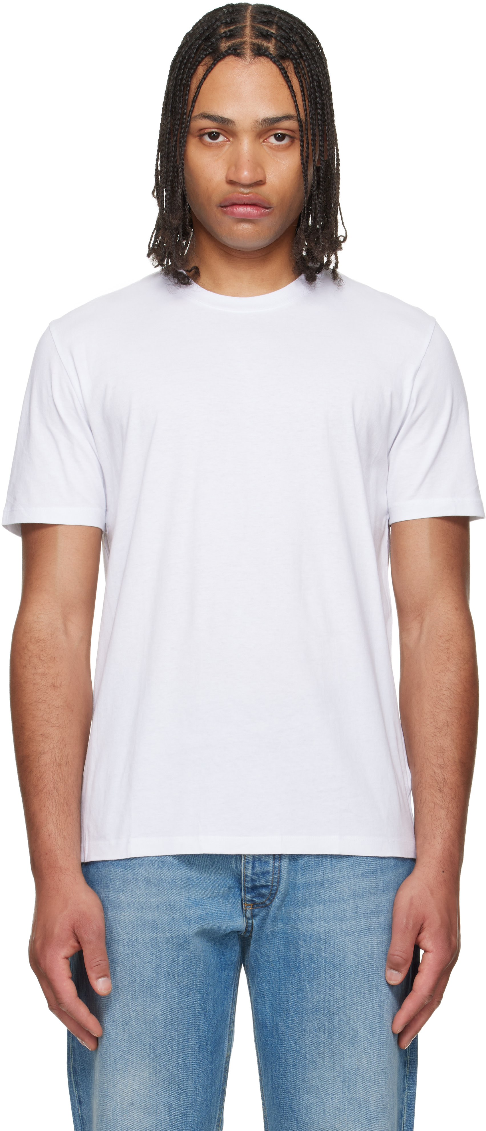 Maison Margiela: ホワイト Shades コットンジャージ Tシャツ 3枚