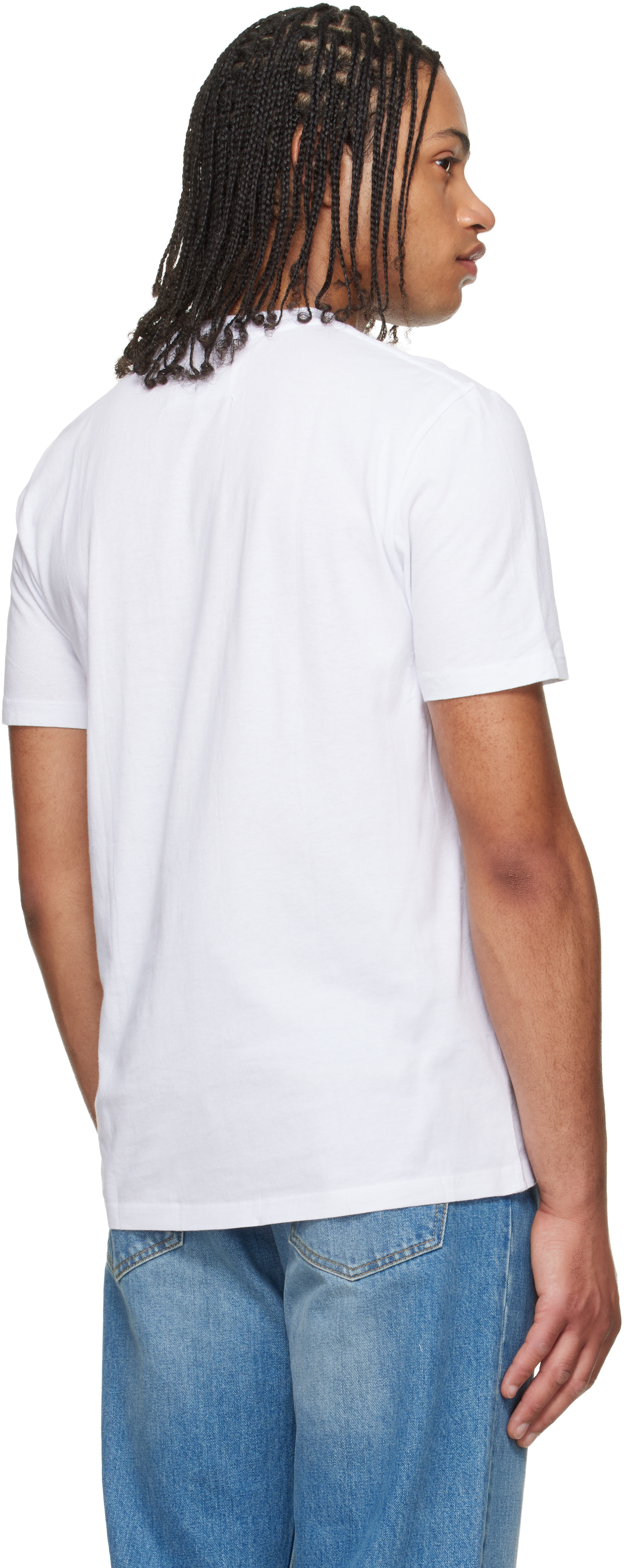 Maison Margiela / コットン Tシャツ ホワイト Maison Margiela: Three-Pack White Shades Cotton Jersey T-shirts