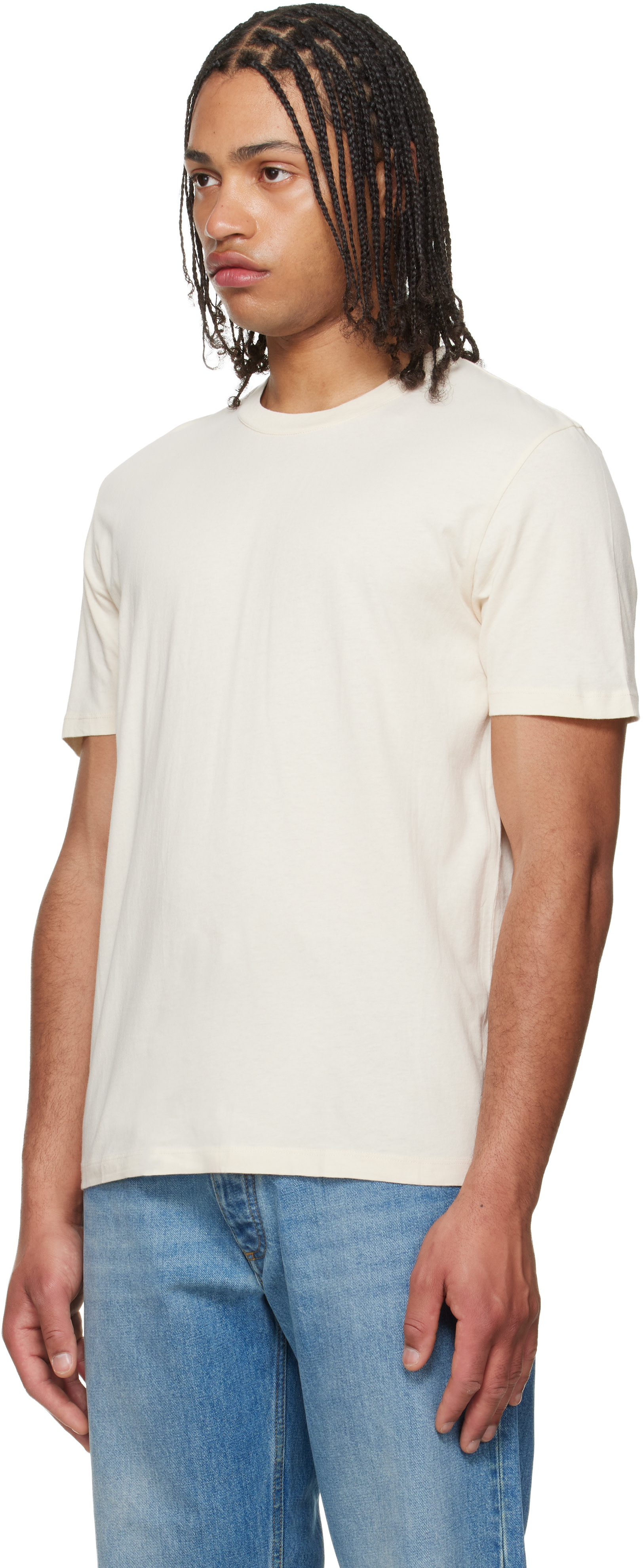Maison Margiela: ホワイト Shades コットンジャージ Tシャツ 3枚