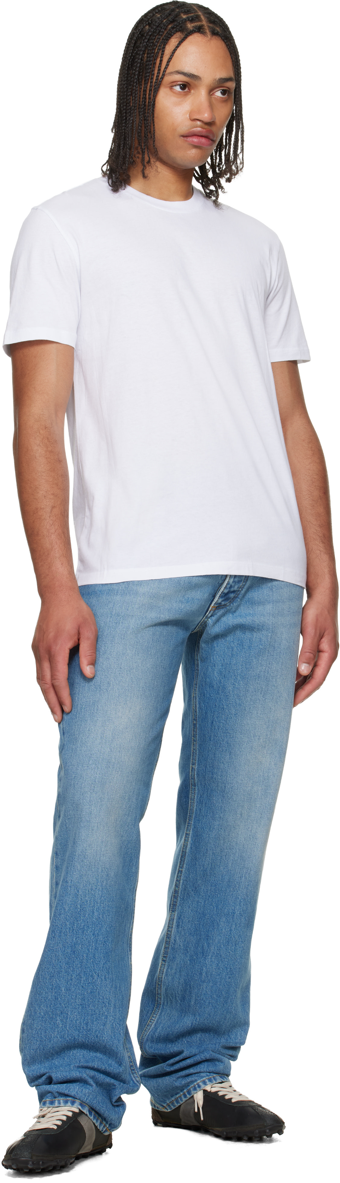 Maison Margiela: ホワイト Shades コットンジャージ Tシャツ 3枚