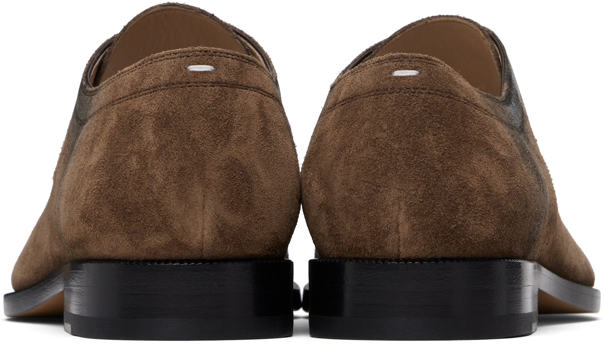 Maison Margiela - Brown Tabi Lace-Ups Derbys