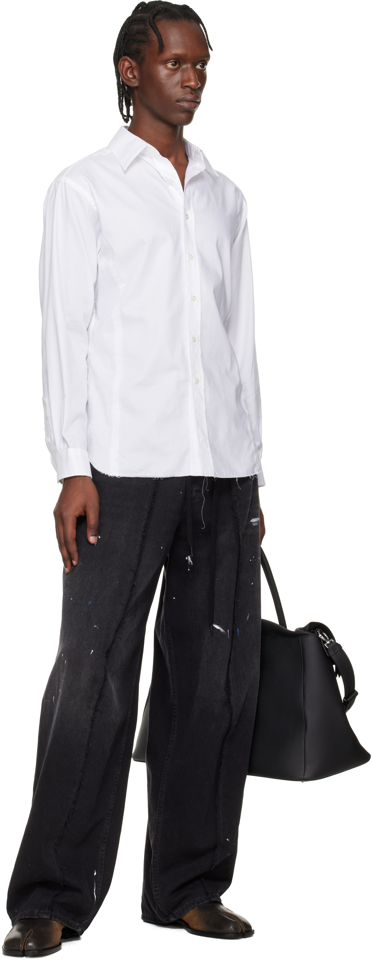 Maison Margiela - Brown Tabi Lace-Ups Derbys