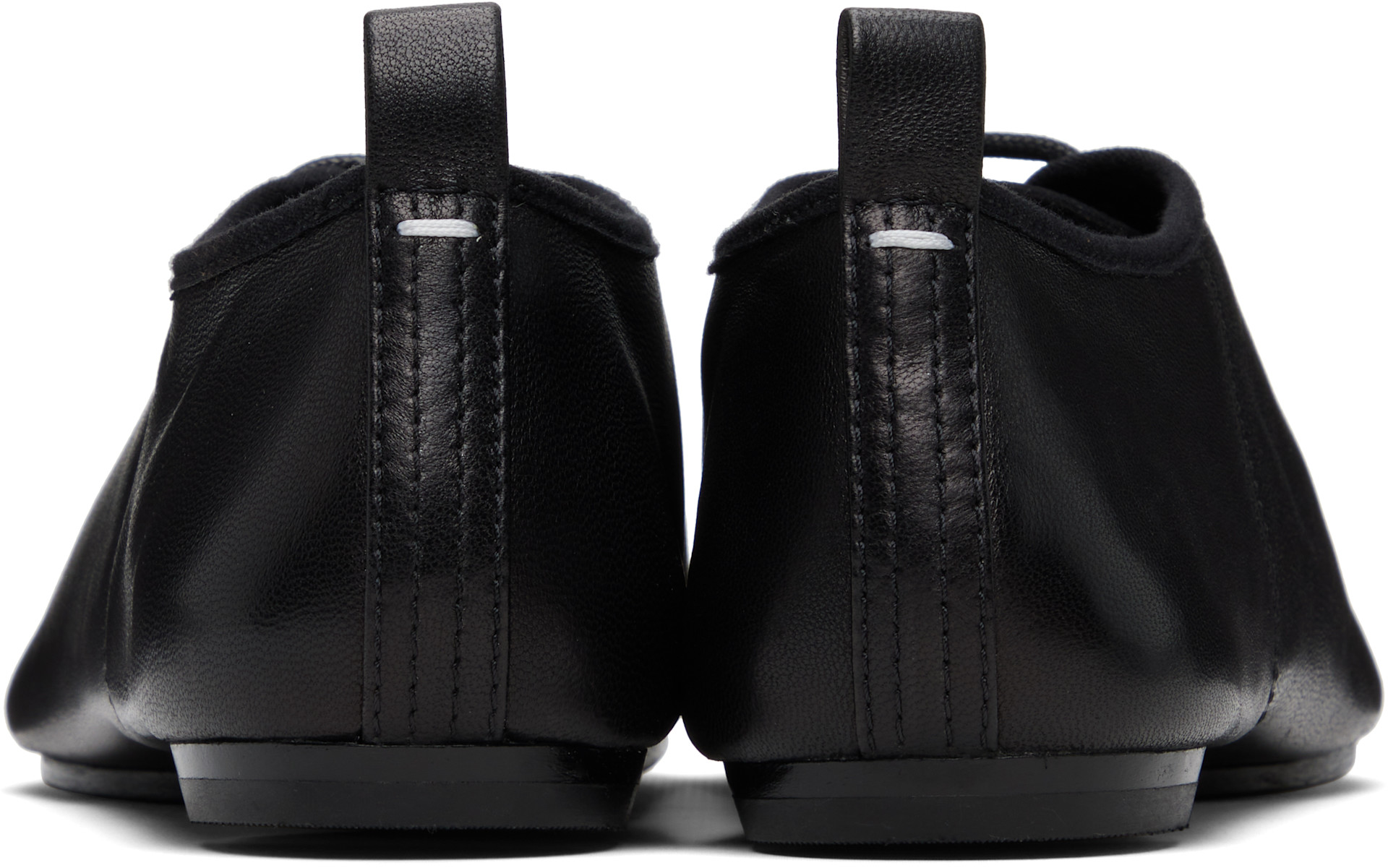 Maison Margiela: ブラック Tabi Jazz レースアップダービー | SSENSE 日本