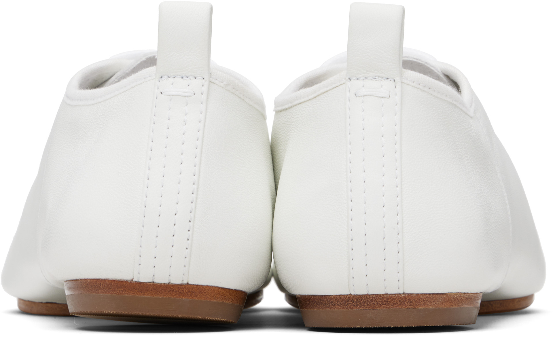 Maison Margiela - White Tabi Jazz Lace-up Derbys