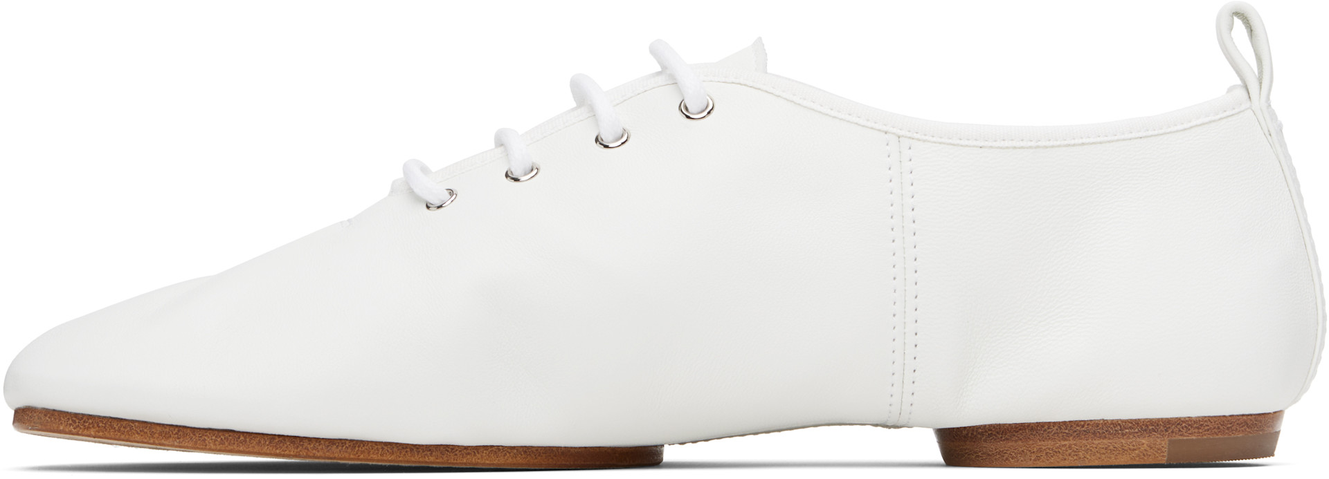 Maison Margiela - White Tabi Jazz Lace-up Derbys