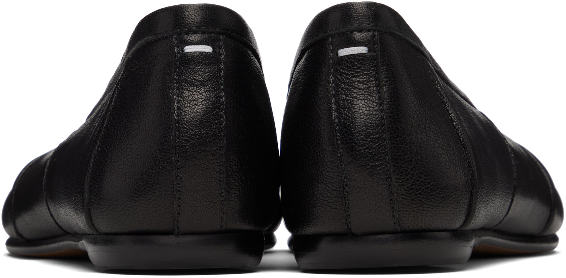 Maison Margiela: ブラック Tabi バレエシューズ | SSENSE 日本