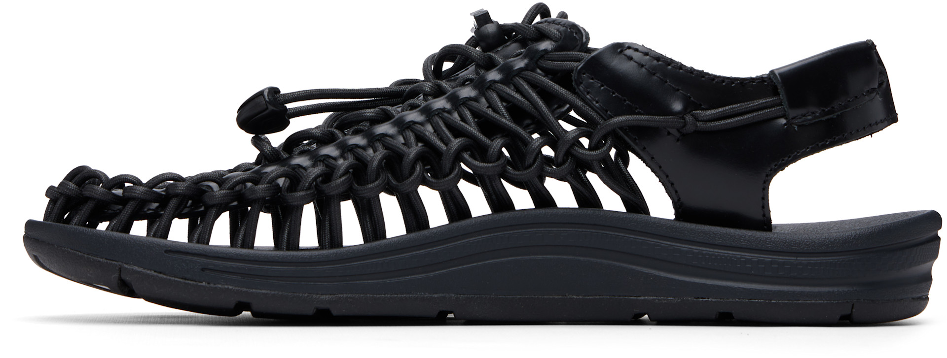 KEEN - Black UNEEK Leather Sandals