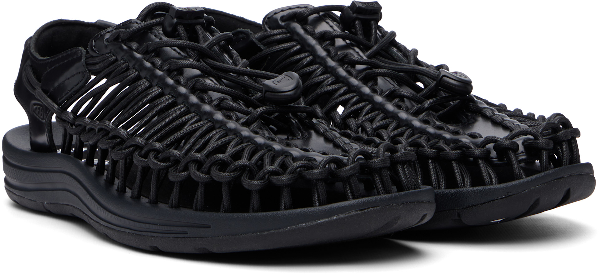 KEEN - Black UNEEK Leather Sandals