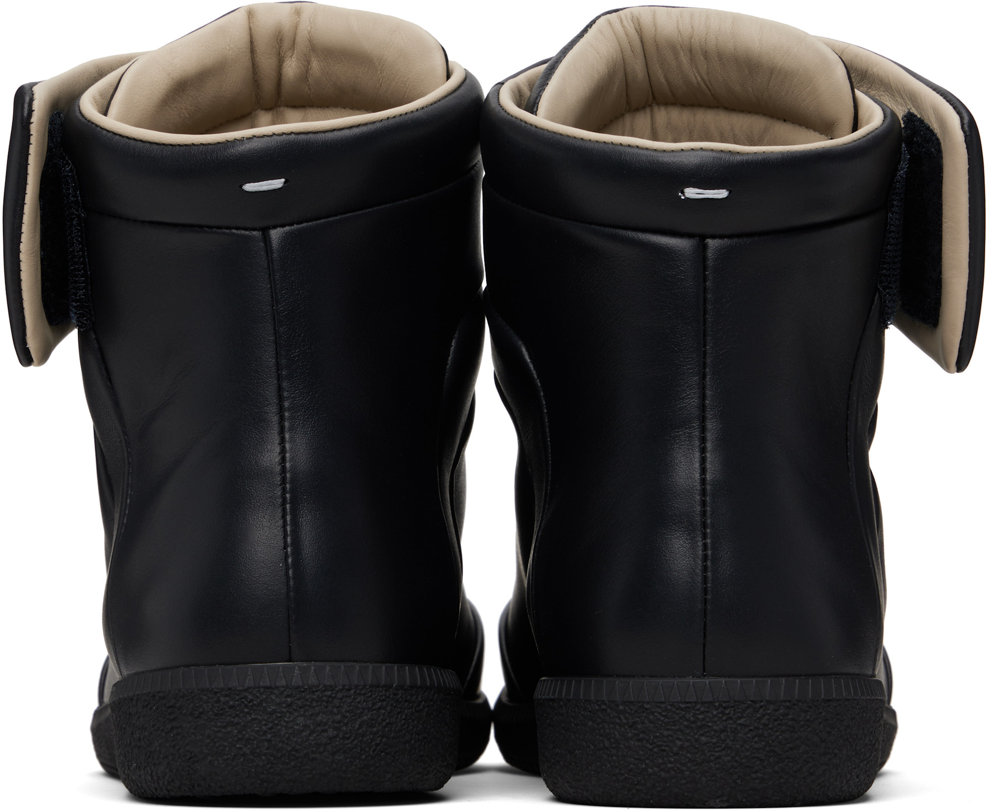 Maison Margiela: Black Future Sneakers | SSENSE Canada