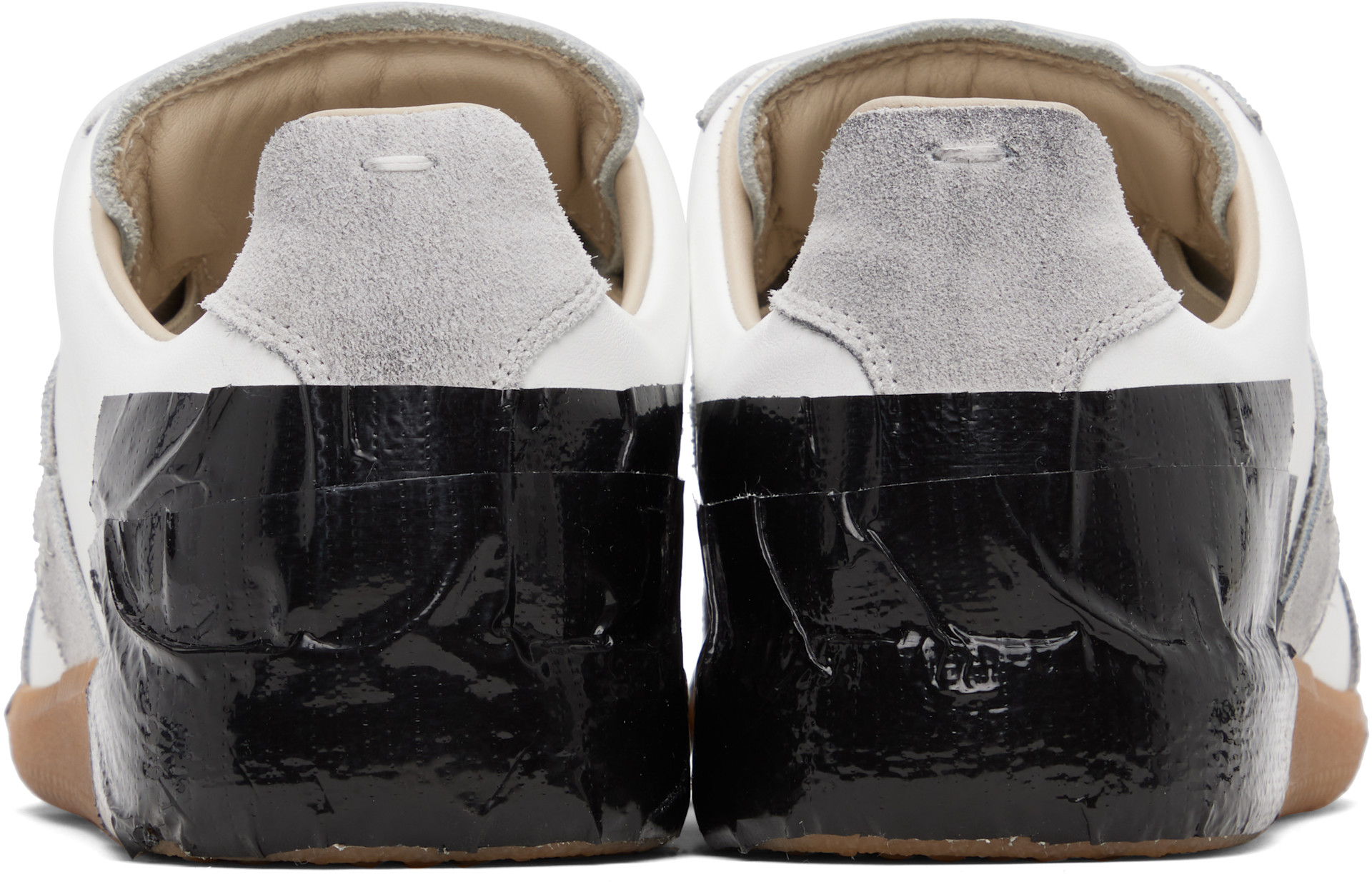 Maison Margiela - Baskets Replica blanc et gris