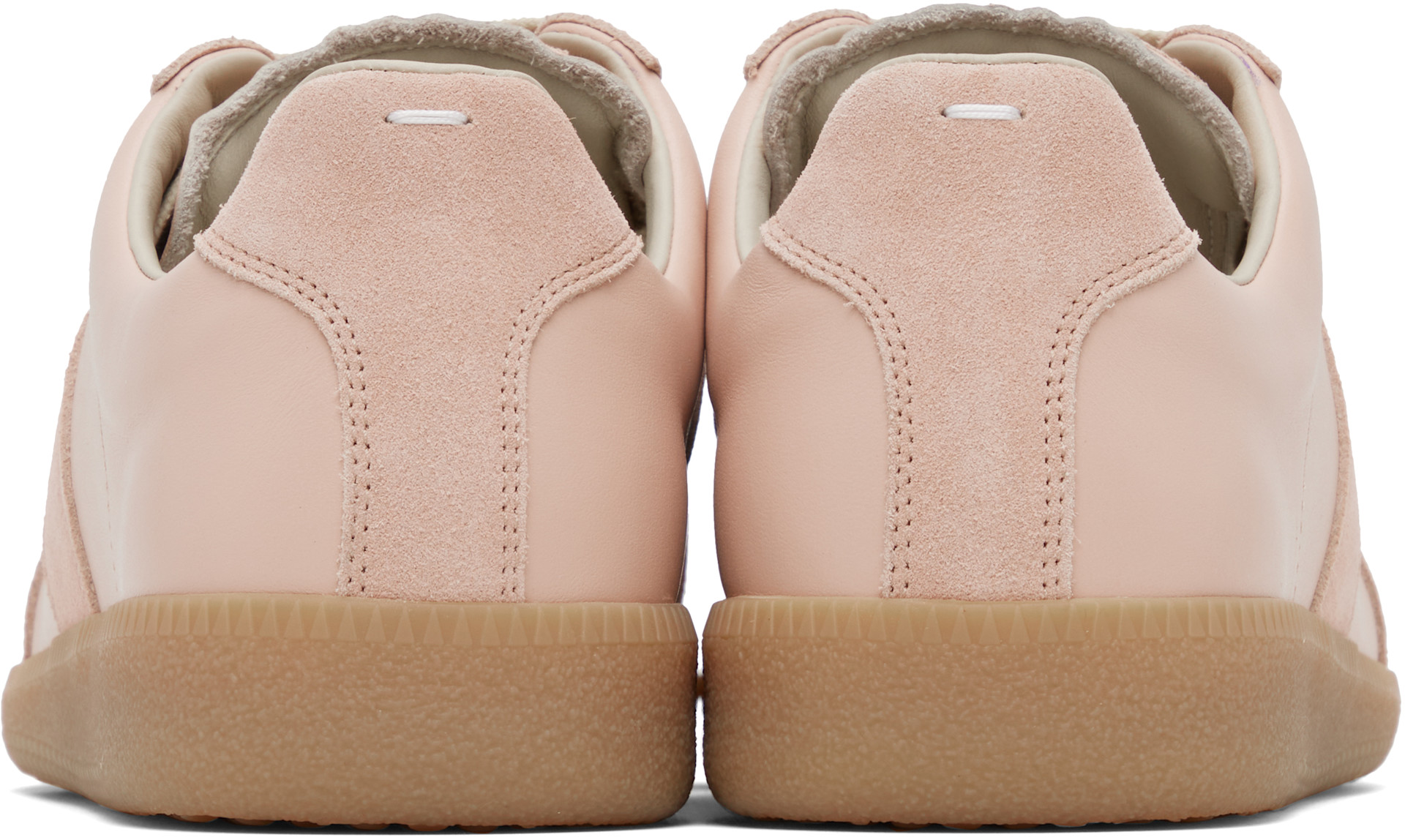 Maison Margiela: Pink Replica Sneakers | SSENSE