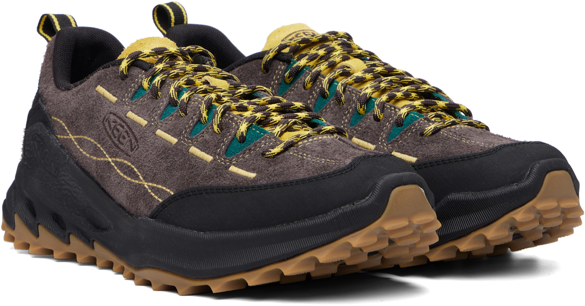 KEEN - Baskets Jasper Zionic brun et jaune