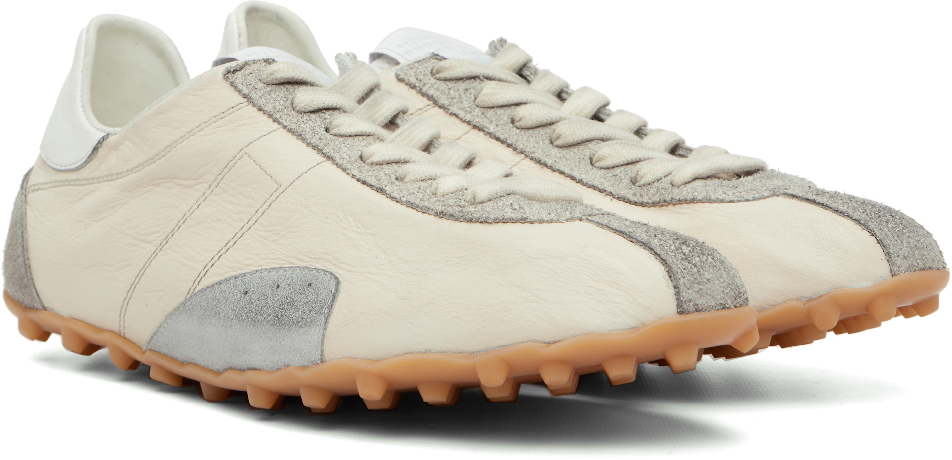 Maison Margiela - Baskets Sprinter blanc cassé