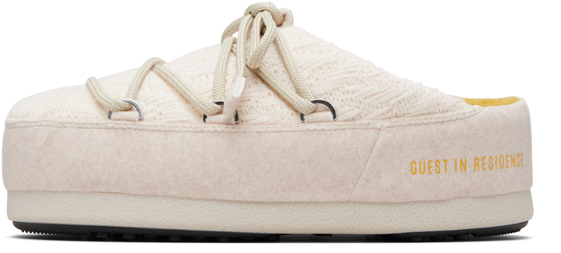 Guest in Residence: Off-White Moon Boot Edition EVX Knit Mule
