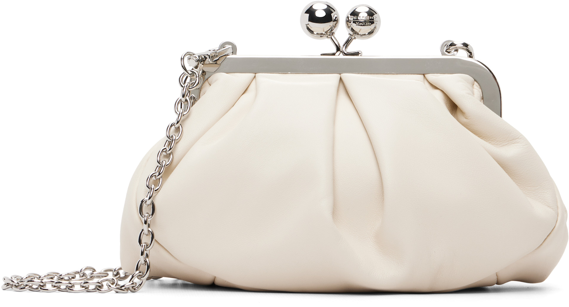 Weekend Max Mara: White Prati Bag | SSENSE
