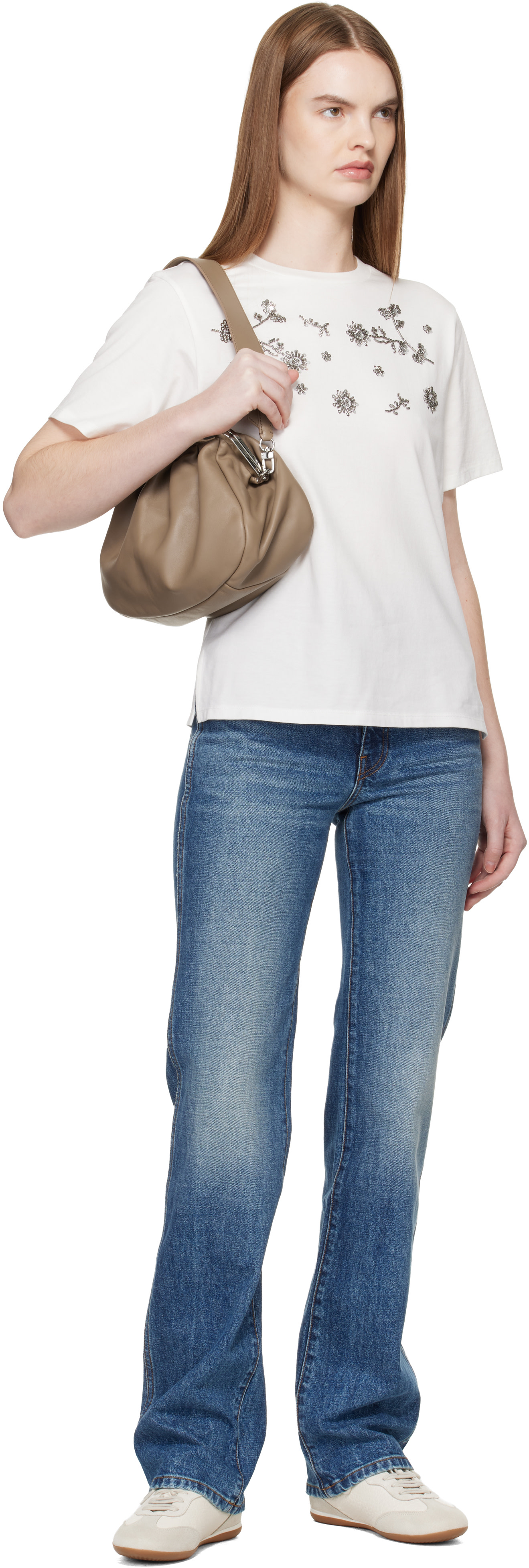 Weekend Max Mara: トープ Cubico バッグ | SSENSE 日本