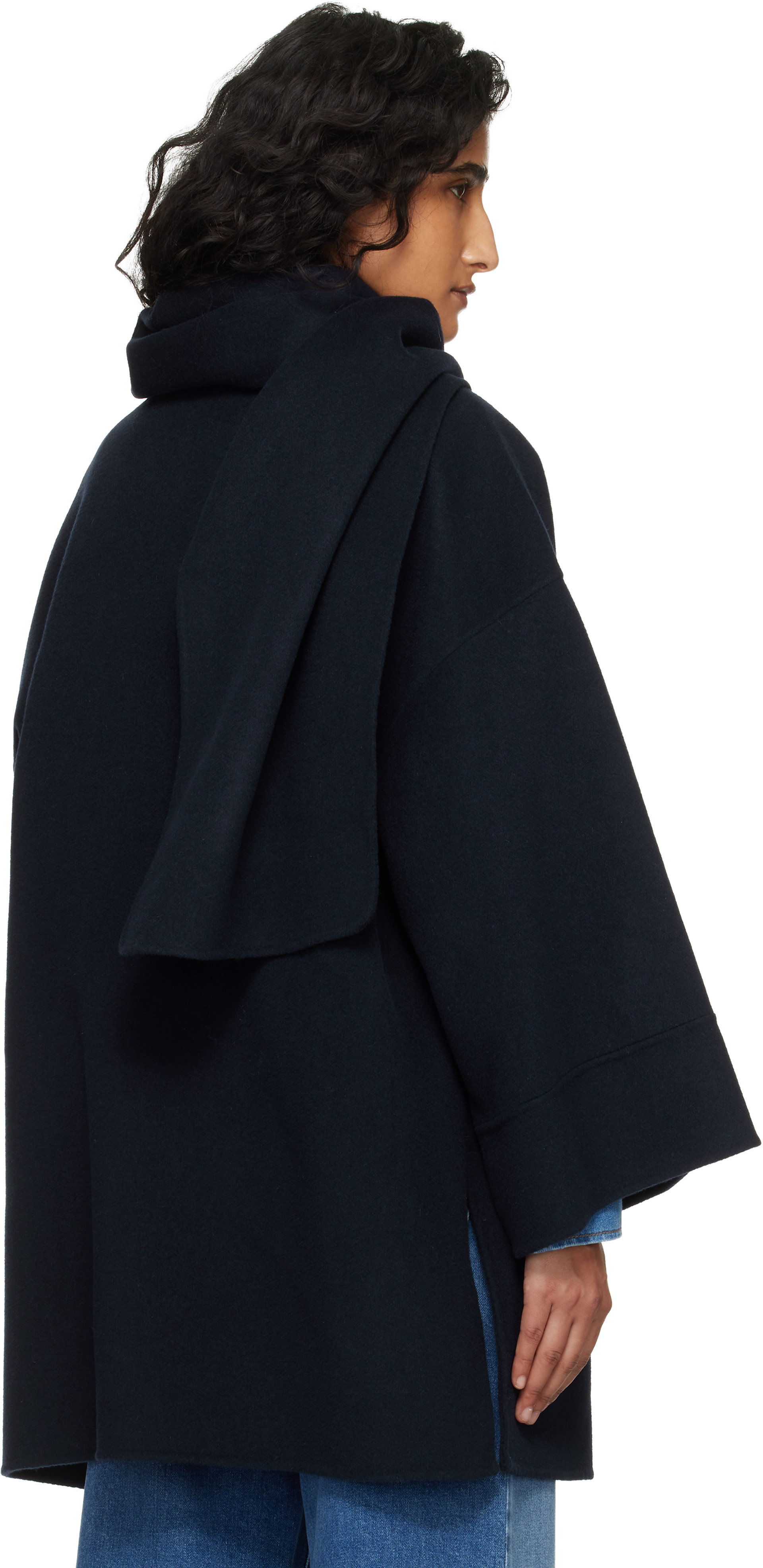 Weekend Max Mara: ネイビー Fulcro コート | SSENSE 日本