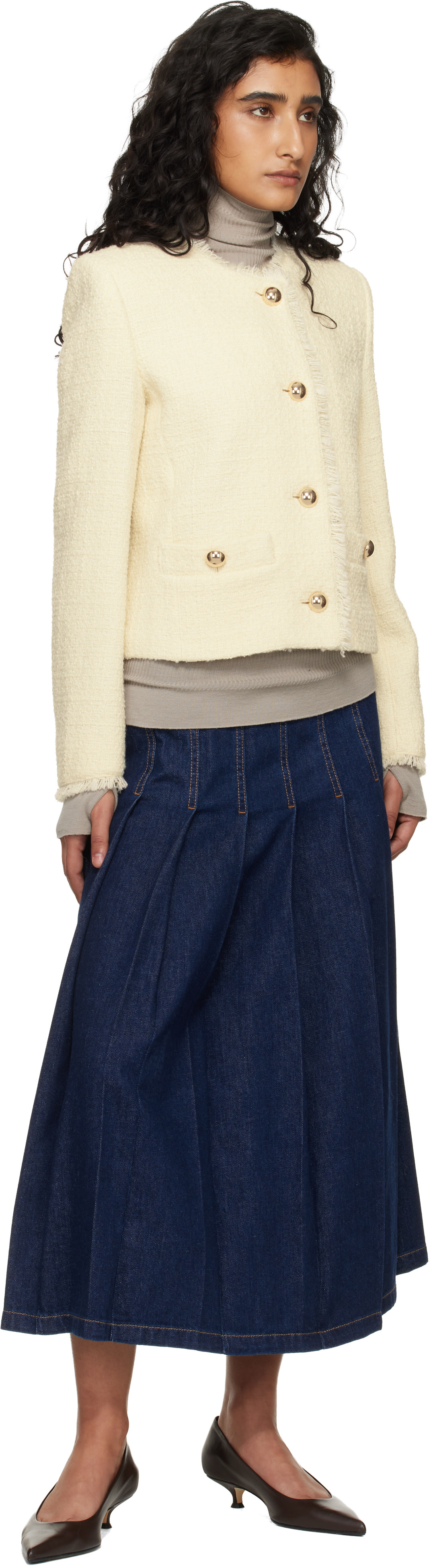 Weekend Max Mara - Blouson Wkdagami blanc cassé