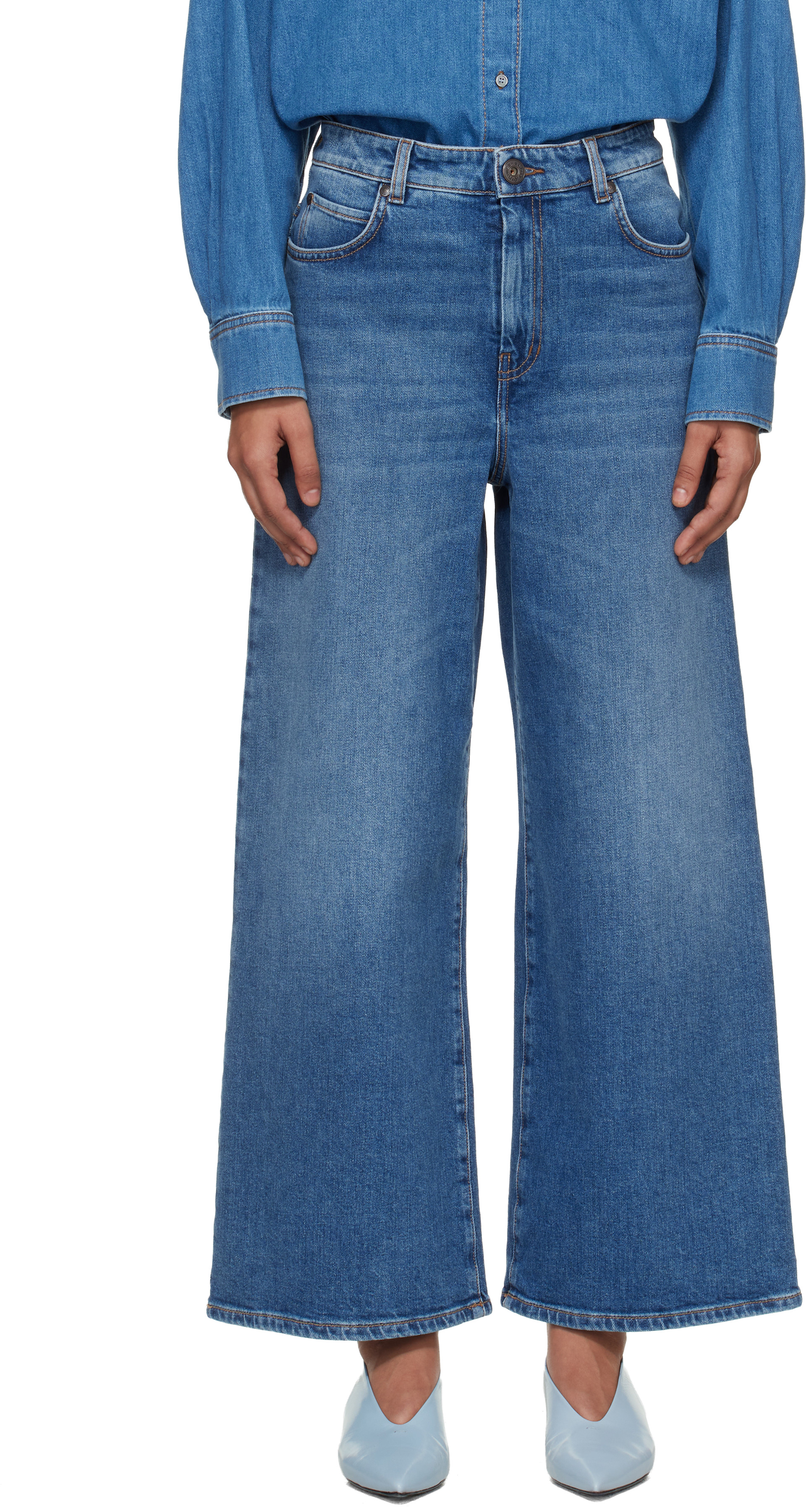Weekend Max Mara - Jean Pulvino bleu
