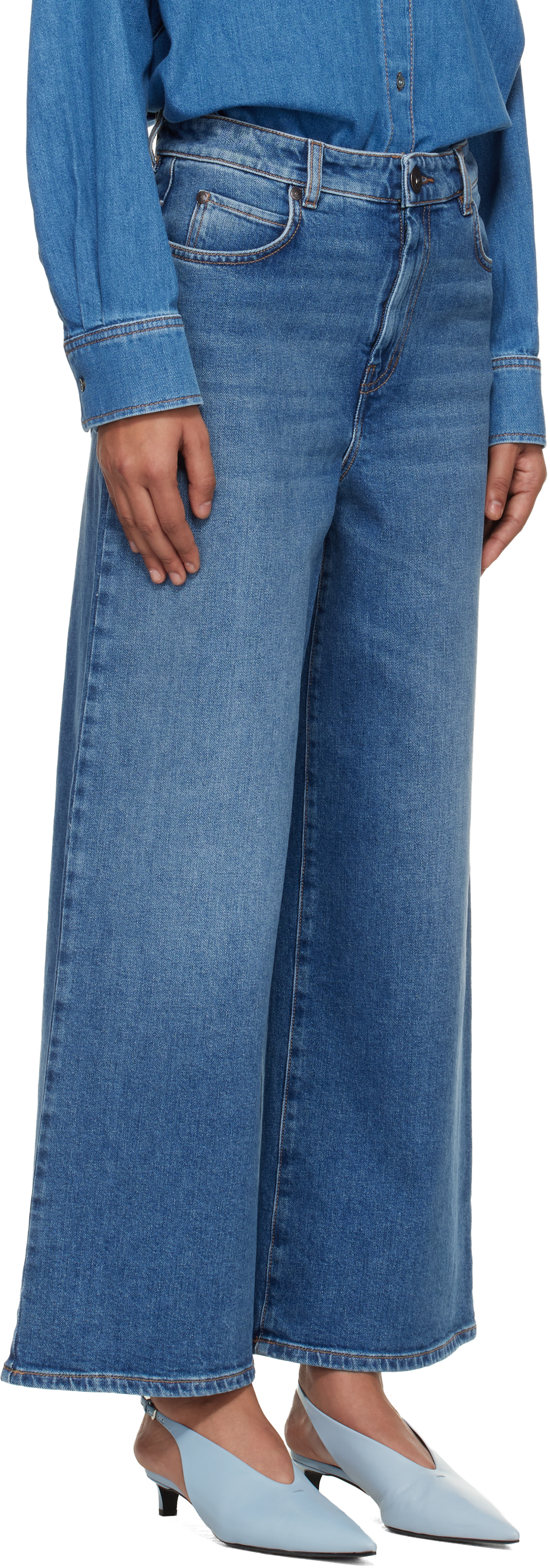 Weekend Max Mara - Jean Pulvino bleu