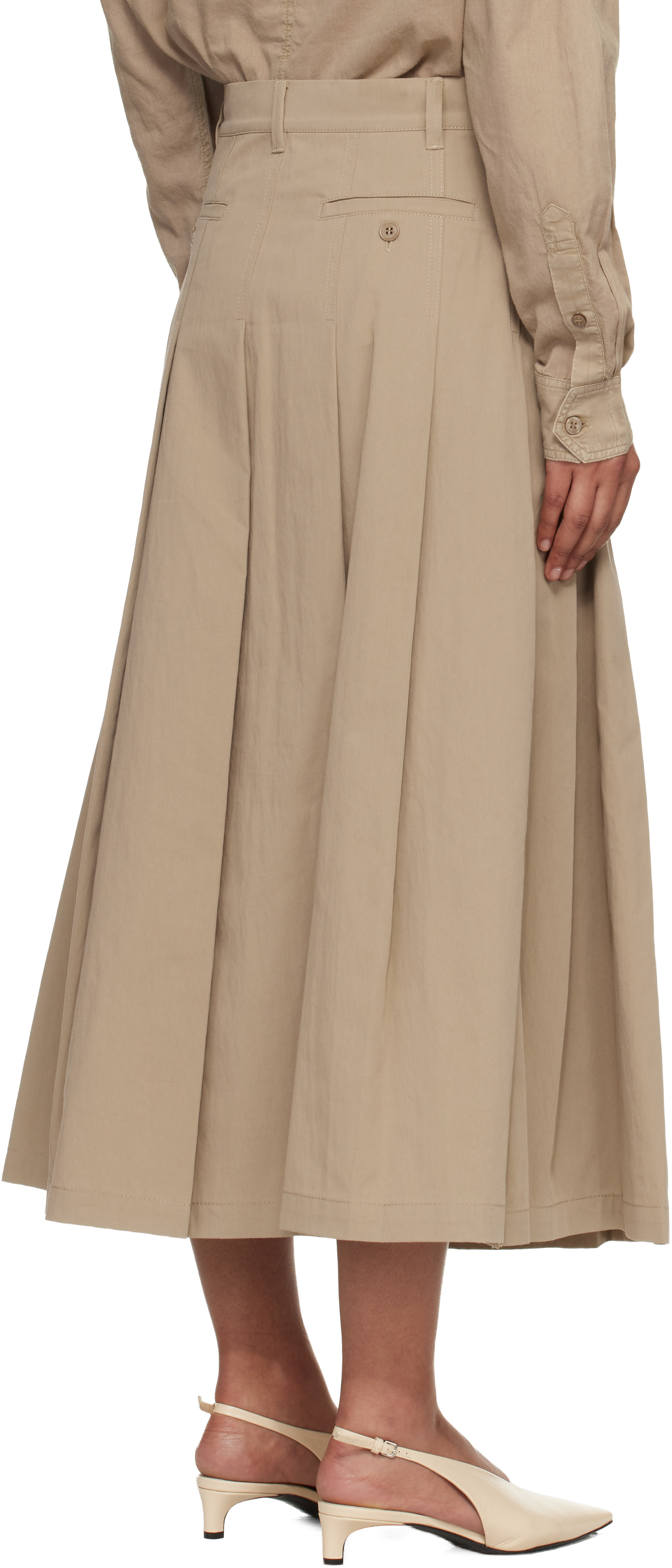 Weekend Max Mara - Jupe midi Orme beige