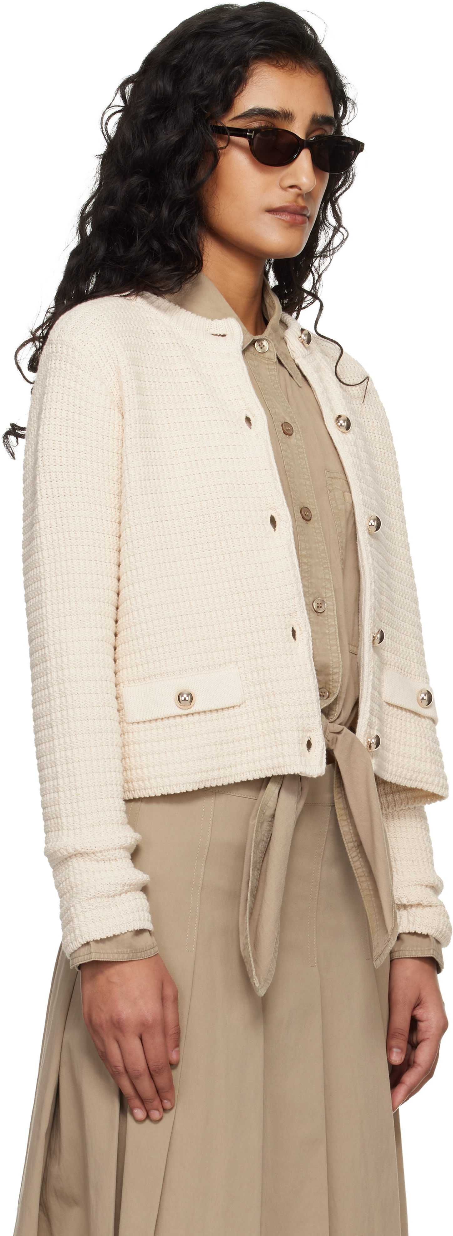 Weekend Max Mara - Cardigan Vodka blanc cassé