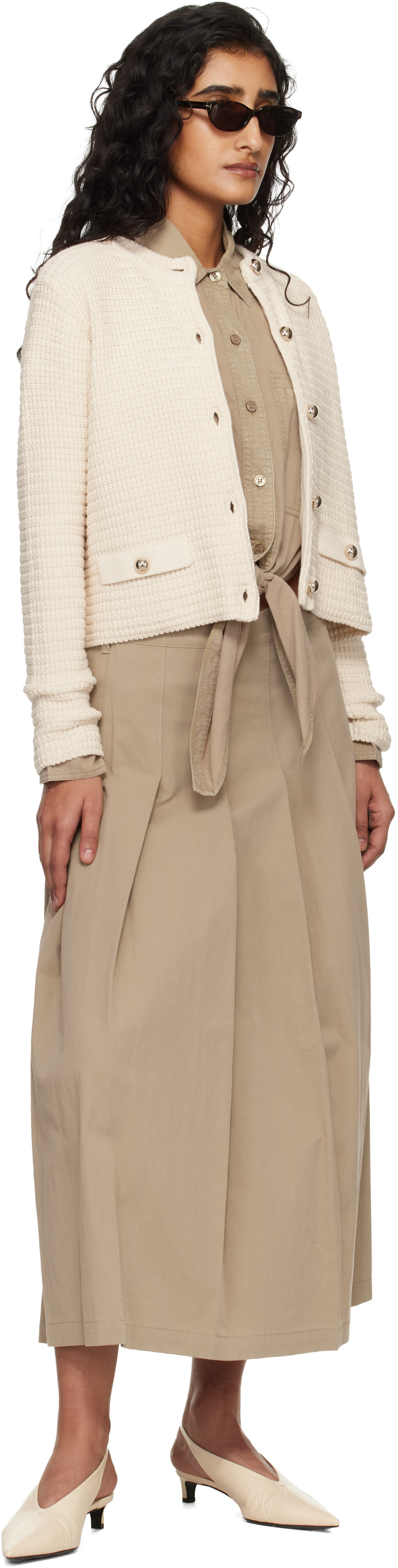Weekend Max Mara - Cardigan Vodka blanc cassé
