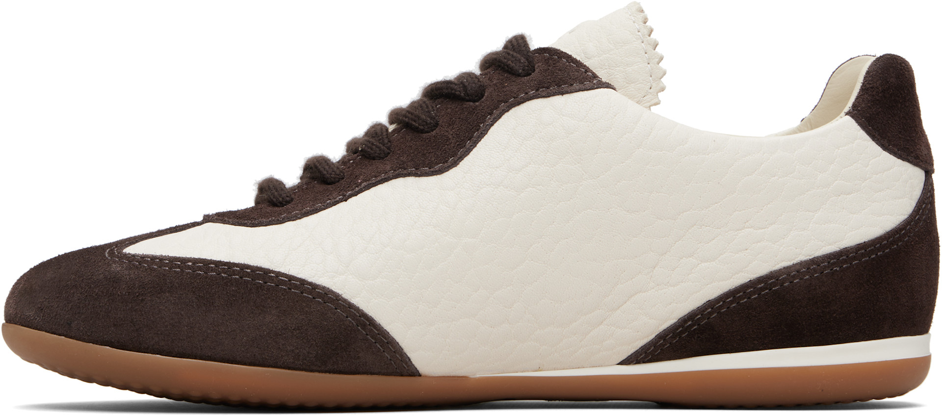 Weekend Max Mara - Baskets Wkalancia blanc et brun